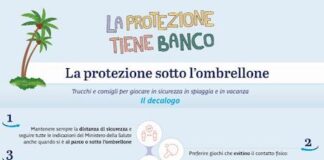 La protezione sotto l’ombrellone, dieci consigli giocare in sicurezza lysoform decalogo estate