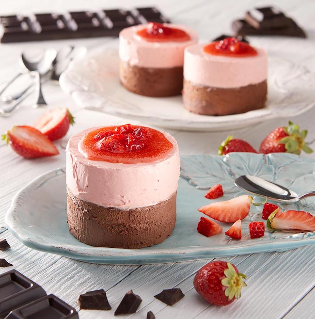 semifreddo cioccolato fragole