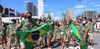 Havaianas con il team Brasile per le Olimpiadi Tokyo 2021 team brazil