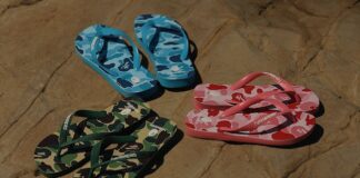 Tradi Zori e Top, modelli Havaianas in collaborazione con Bathing Ape® havaianas bape