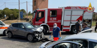 Nuoro, incidente sulla SS125: coinvolte tre autovetture incidente ss125
