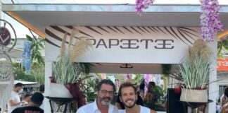 Matteo Diamante, ferragosto di relax e divertimento al Papeete matteo diamante