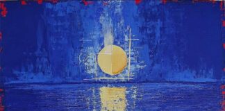 I paesaggi scolpiti nell’anima del Minimalismo Neoimpressionista di Margherita Brunetti notturna acrilici margherita brunetti