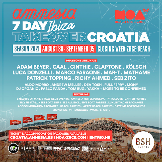 Seven Day Ibiza Take Over in Croatia