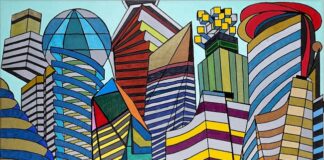 Il mondo colorato di Jack Ottanio, tra visioni Pop e scorci geometricamente scomposti palermo 2050 jack ottanio