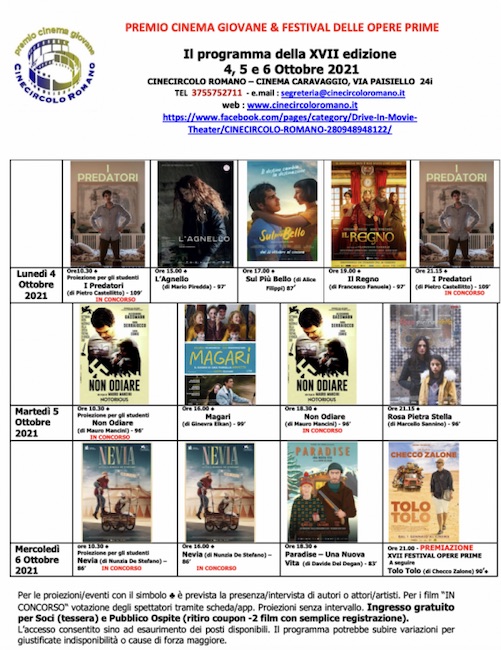 premio cinema 2021