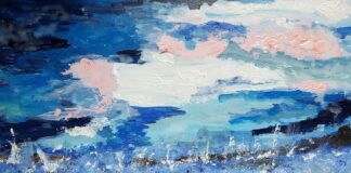 Sospese tra mare e cielo, le atmosfere rarefatte dell’Espressionismo di Mariella Tissone mio mare mariella tissone