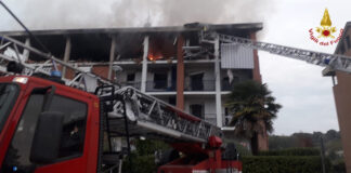 Pinerolo, esplosione e incendio in abitazione: l’intervento dei VdF pinerolo incendio appartamento