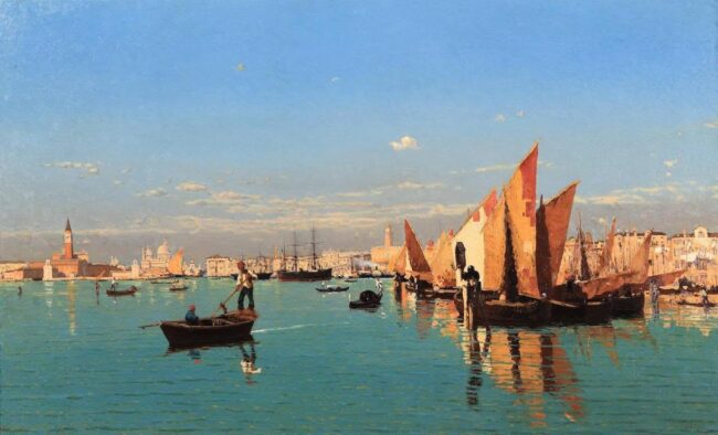 Guglielmo Ciardi, Veduta della laguna veneziana