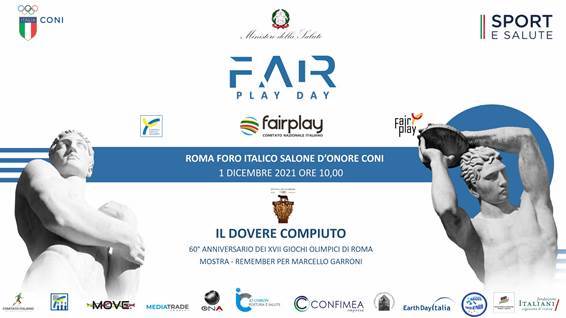 VI Fair Play Day - Celebrazione del 60° anniversario dei XVII Giochi Olimpici di Roma