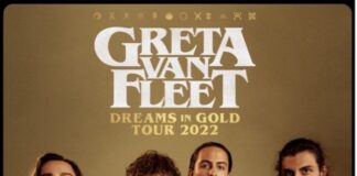 Greta Van Fleet in concerto in Italia per il Dreams in Gold Tour 2022 greta van fleet