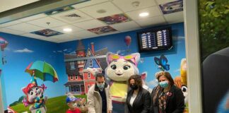 Bergamo, inaugurati nuovi spazi per bambini al Centro Prelievi Ospedale Papa Giovanni XXIII rainbow 44 gatti ospedale p. giovanni inaugurazione