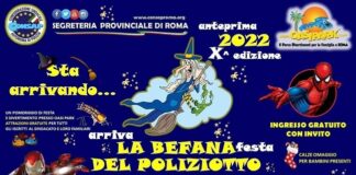 Corrado Oddi legge Gianni Rodari ai bambini per la Befana del Poliziotto Befana del Poliziotto 2022