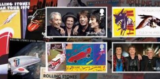 Rolling Stones, dodici francobolli speciali per celebrare i 60 anni francobolli rolling stones