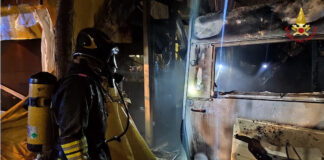 Torino, incendio in un autoporto a San Didero incendio san didero