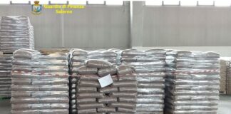 Salerno, sequestrate 57 tonnellate di merce senza requisito di sicurezza pellet sequestrato salerno