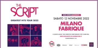 Concerto dei The Script a Milano il 12 novembre 2022: biglietti the script milano 12 novembre 2022