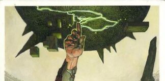 Amadeus supereroe nell’opera di Simone Bianchi dedicata al Festival superama