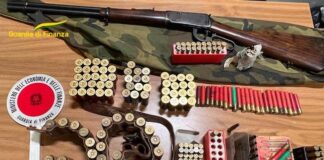 Savona, illecita detenzione di armi e munizionamento: arrestato 62enne armi munizioni 23 marzo 2022
