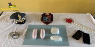 Porto Torres, fermati tre corrieri della droga con 2kg di cocaina droga sequestrata sassari