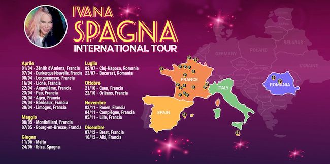 ivana spagna tour 2022