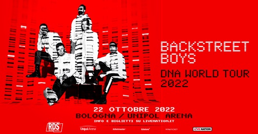 backstreet boys bologna 22 ottobre 2022