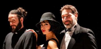 “Pericolosamente” in scena al Teatro Trastevere Il Posto delle Idee cristiano leopardi, marine galstyan, francesco sgro