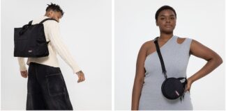 L’iconica shopping bag TELFAR in collaborazione con Eastpak telfar indossato