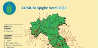 Spighe Verdi 2022: i comuni virtuosi che hanno ottenuto il riconoscimento cartina spighe verdi