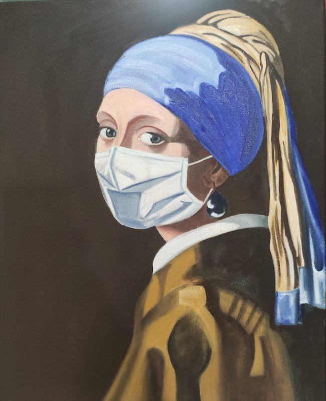 evoluzione ragazza con orecchino di perla teresa visceglia