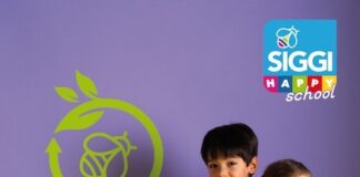 Il grembiulino scolastico ecologico, sostenibile e sicuro da Siggi Group happy school