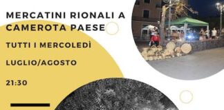Mercatini rionali a Camerota Paese a luglio e agosto: ecco quando mercatini rionali camerota 2022
