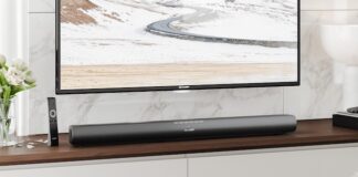 Soundbar HT-SB100 con tecnologia HDMI e Bluetooth da Sharp soundbar HT-SB100