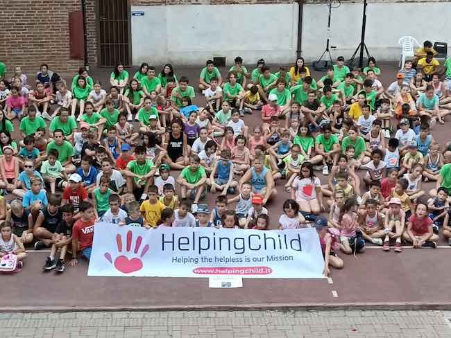 helping child