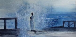 L’incanto dei paesaggi dell’anima di Loretta Pittarello, in bilico tra magia e ricordo la dea del mare loretta pittarello