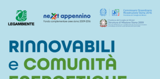 Sisma, bando rinnovabili: parte la campagna di informazione di Legambiente