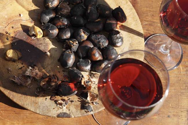 castagne e vino