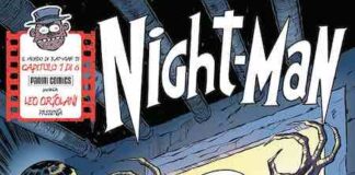 Night-Man, la miniserie della parodia del film Nightmare night-man cover