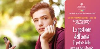 “La gestione dell’ansia”, live webinar gratuito: come partecipare webinar ansia 28 settembre 2022