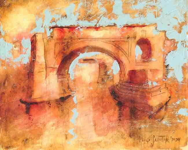 ponte rotto all'isola tiberina luigi salvatori