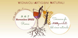 Fiera autunnale dei Vignaioli Artigiani Naturali a Roma dal 5 al 7 novembre