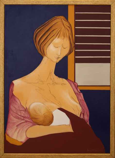 donna con bambino annamaria vidotto