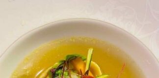 Cappelletti di ricotta di pecora, brodo di canocchie e verdure croccanti: la ricetta in tv marchi cappelletti