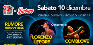 Anniversario della Dichiarazione sui diritti umani, ‘Voci per la libertà’ organizza una serata tra musica e cinema