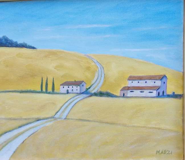 paesaggio toscano mario marzi