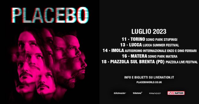 placebo italia tour 2023