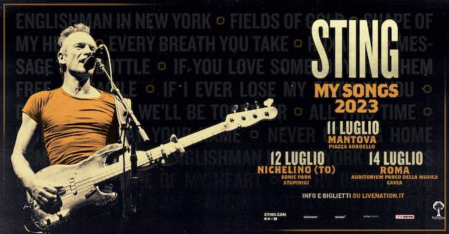 sting concerti italia 2023
