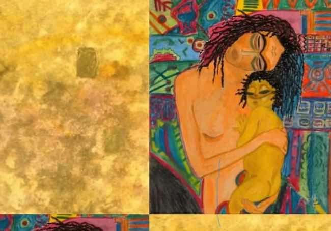 adoration mixed media sophie iakovidis