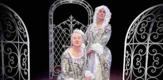 Alessandro Fullin e Simone Faraon in scena con le Sorelle Robespierre fullin faraon sorelle robespierre