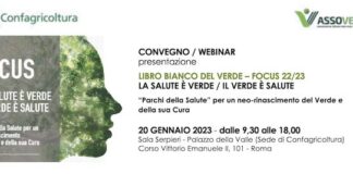 “La salute è verde, il verde è salute”, convegno e webinar a Roma la salute è verde